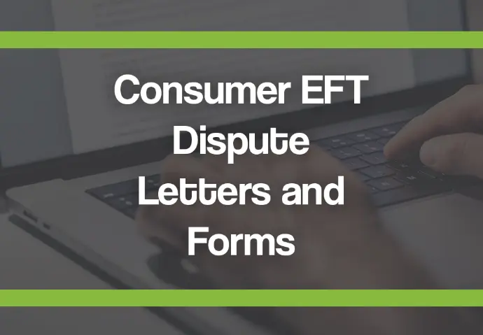 NEACH - Consumer EFT Dispute Error Resolution Letters